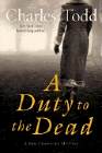 Amazon.com order for
Duty to the Dead
by Charles Todd