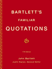 Amazon.com order for
Bartlett's Familiar Quotations
by John Bartlett