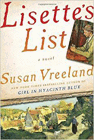 Amazon.com order for
Lisette's List
by Susan Vreeland