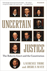 Amazon.com order for
Uncertain Justice
by Laurence Tribe