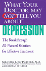 Amazon.com order for
What Your Doctor May Not Tell You About Depression
by Michael B. Schachter