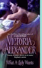 Amazon.com order for
What a Lady Wants
by Victoria Alexander